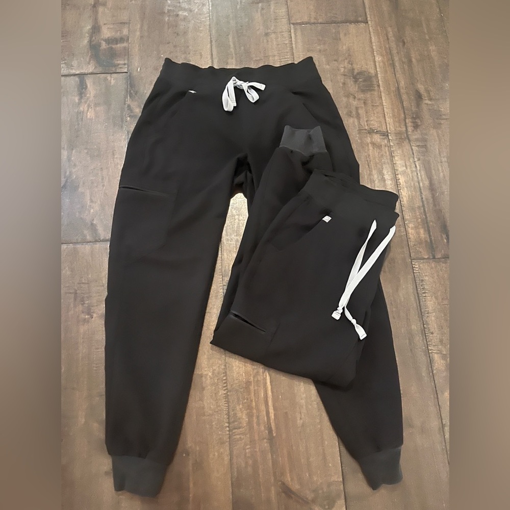 Figs XS/P joggers Black (2pairs)